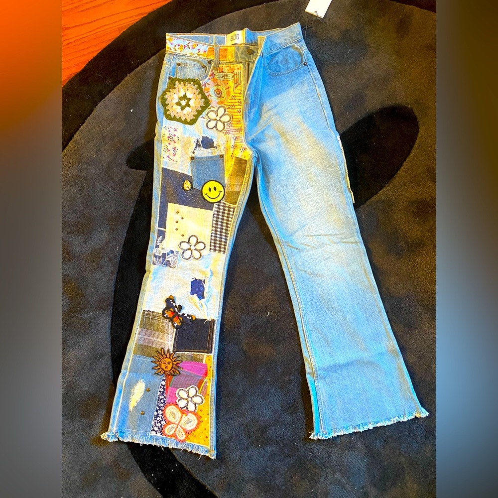 Urban Outfitters Patchwork Jeans